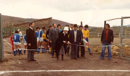 Inaugurazione campo da calcio